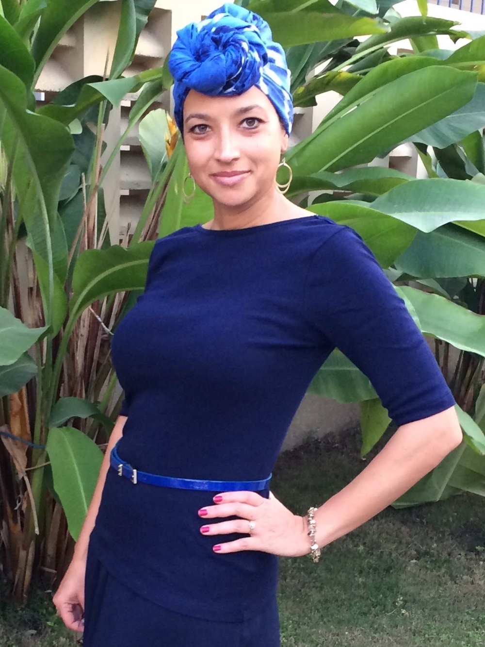 GAP‎ Boatneck Navy Short Sleeve Scoop Back Tee #478